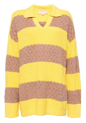 A BATHING APE® polo knit jumper - Yellow