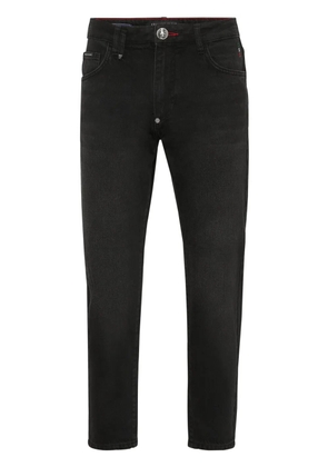 Philipp Plein Detroit tapered-leg jeans - Black