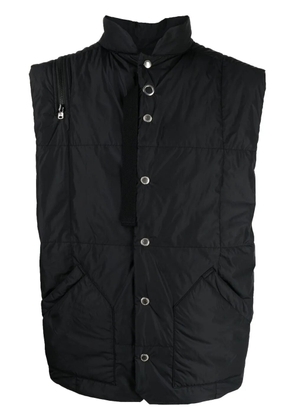 Takahiromiyashita The Soloist zip-detail padded gilet jacket - Black