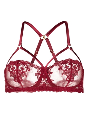 Fleur Of England Gisele balcony bra - Red