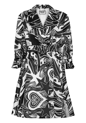 Philipp Plein Circus trench coat - Black