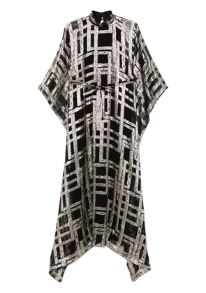 Taller Marmo checked maxi dress - Black