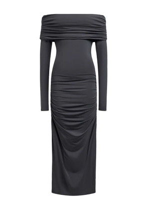 12 STOREEZ off-shoulder ruched dress - Grey