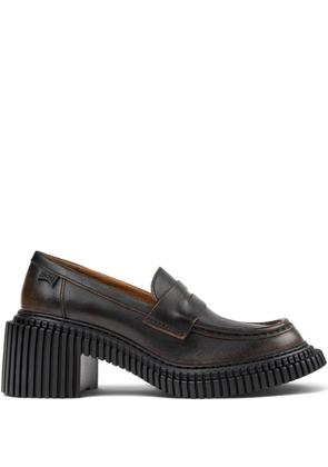 Camper Pix London leather penny loafers - Brown