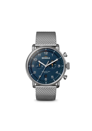 Shinola Canfield Model C56 2 Eye Chrono 43mm - Blue