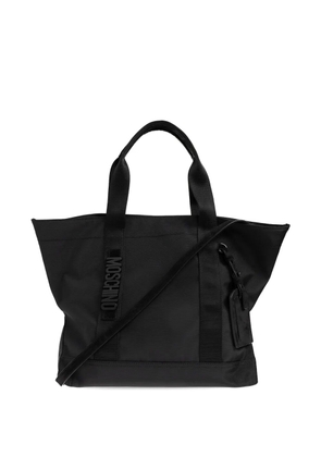 Moschino logo-detail tote bag - Black