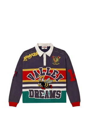 Vale embroidered polo shirt - Blue