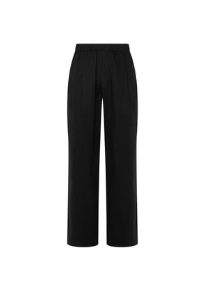Laneus elasticated-waistband trousers - Black
