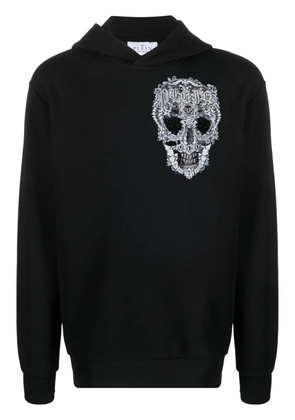 Philipp Plein Baroque Skull cotton hoodie - Black