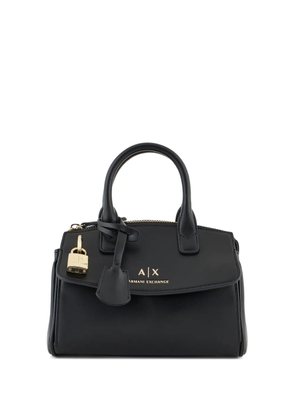 Armani Exchange logo-print tote bag - Black