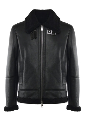 Giuliano Galiano Chicago leather jacket - Black