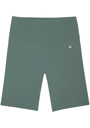 ANINE BING Blake biker shorts - Green