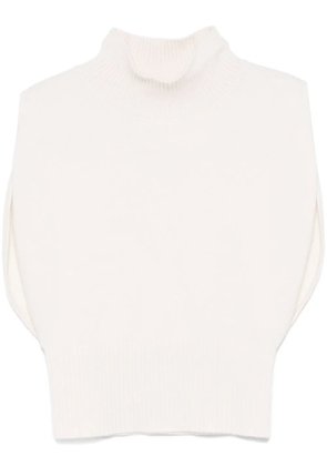 Lisa Yang Zaya knitted top - Neutrals