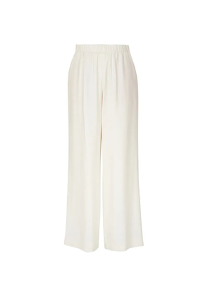 Lafayette 148 elasticated-waistband trousers - White