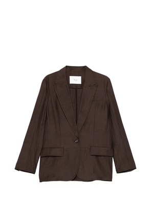 Tela single-breasted blazer - Brown