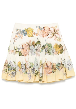 ALEMAIS Oleander mini skirt - Yellow