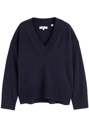 Chinti & Parker v-neck ribbed jumper - Blue