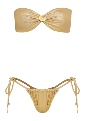 Amir Slama lurex bikini - Gold