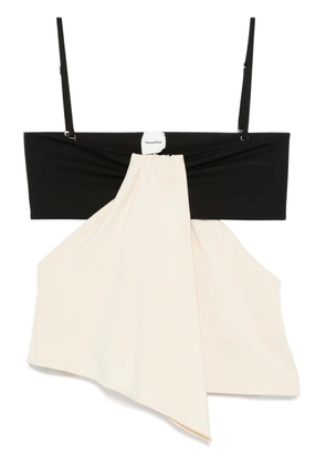 Nanushka draped top - Black