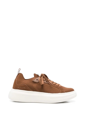 LIU JO Big 06 lace-up panelled sneakers - Brown
