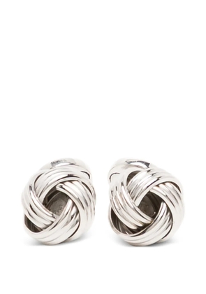 Giorgio Armani knot-detail cufflinks - Silver