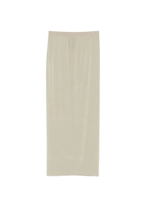 WARDROBE.NYC sheer skirt - Neutrals