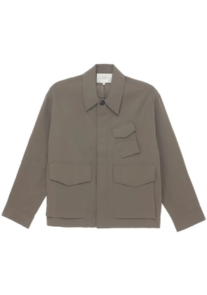 Studio Nicholson Classic-collar jacket - Brown