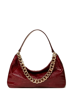 TWINSET Liliane crocodile-effect chain shoulder bag - Red