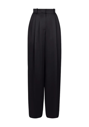 Nina Ricci crepe satin trousers - Black