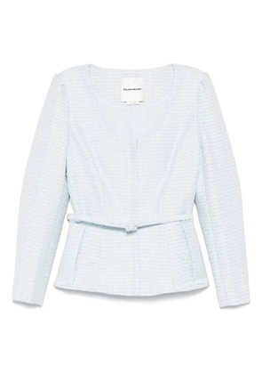 Roland Mouret bouclé jacket - Blue