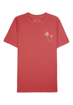 Osklen crew-neck graphic-detail T-shirt - Red