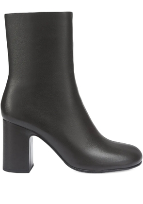 POTAMY leather ankle boots - Brown