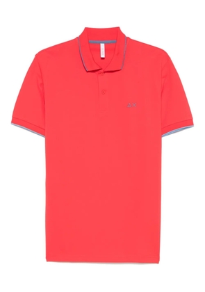 Sun68 logo-embroidered polo shirt