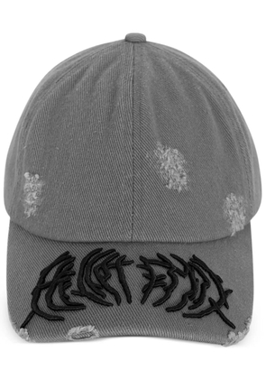 HELIOT EMIL distressed-effect baseball cap - Grey