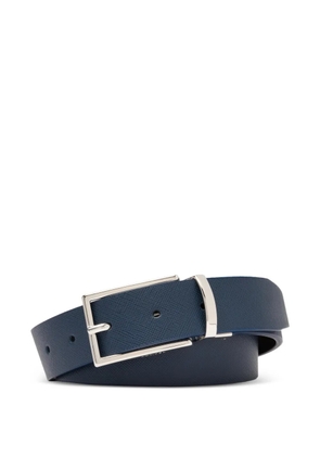 Lancel adjustable leather belt - Blue
