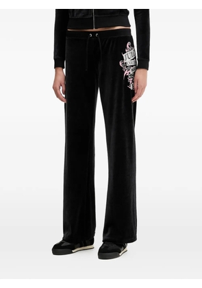 Juicy Couture side-graphic track pants - Black