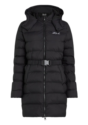 Karl Lagerfeld K/Signature puffer jacket - Black