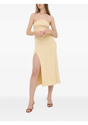 For Love And Lemons ring cut-out midi dress - Neutrals