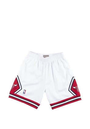 Mitchell & Ness logo-print shorts - White