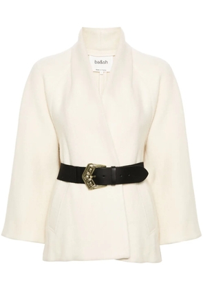 Ba&Sh Hini belted jacket - Neutrals