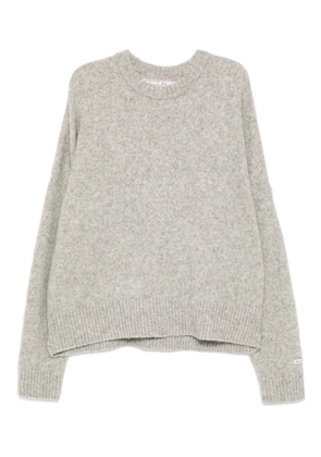 ABOUTBLANK crew-neck logo sweater - Grey