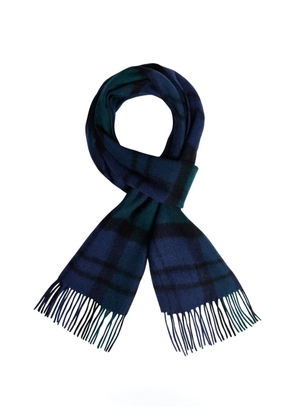 FURSAC plaid fringed scarf - Blue