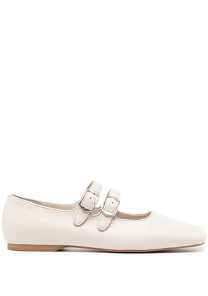Senso Bina leather mary janes - White
