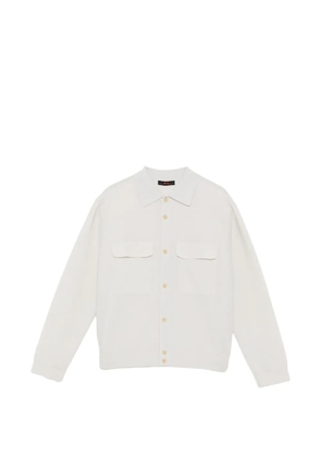 CROQUIS classic collar long-sleeve cardigan - Neutrals