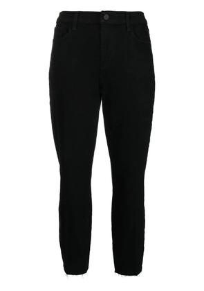 L'Agence high-rise Sada cropped jeans - Black