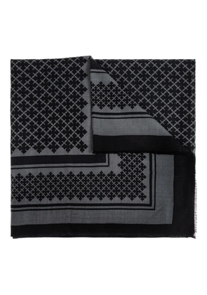 By Malene Birger geometric-pattern scarf - Grey