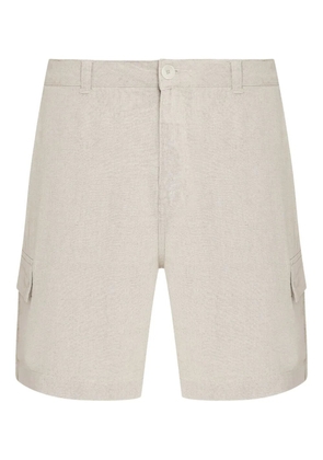 Osklen linen-blend bermuda shorts - White