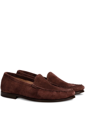 FURSAC suede loafers - Brown