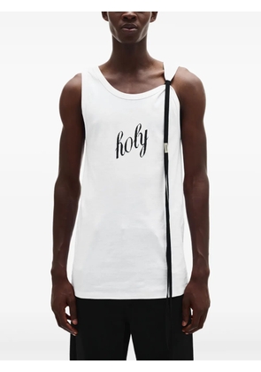 Ann Demeulemeester Holy tank top - White