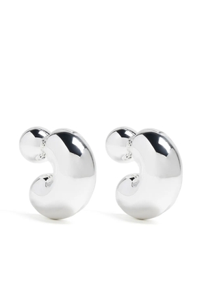 Jenny Bird Tome medium hoops - Silver